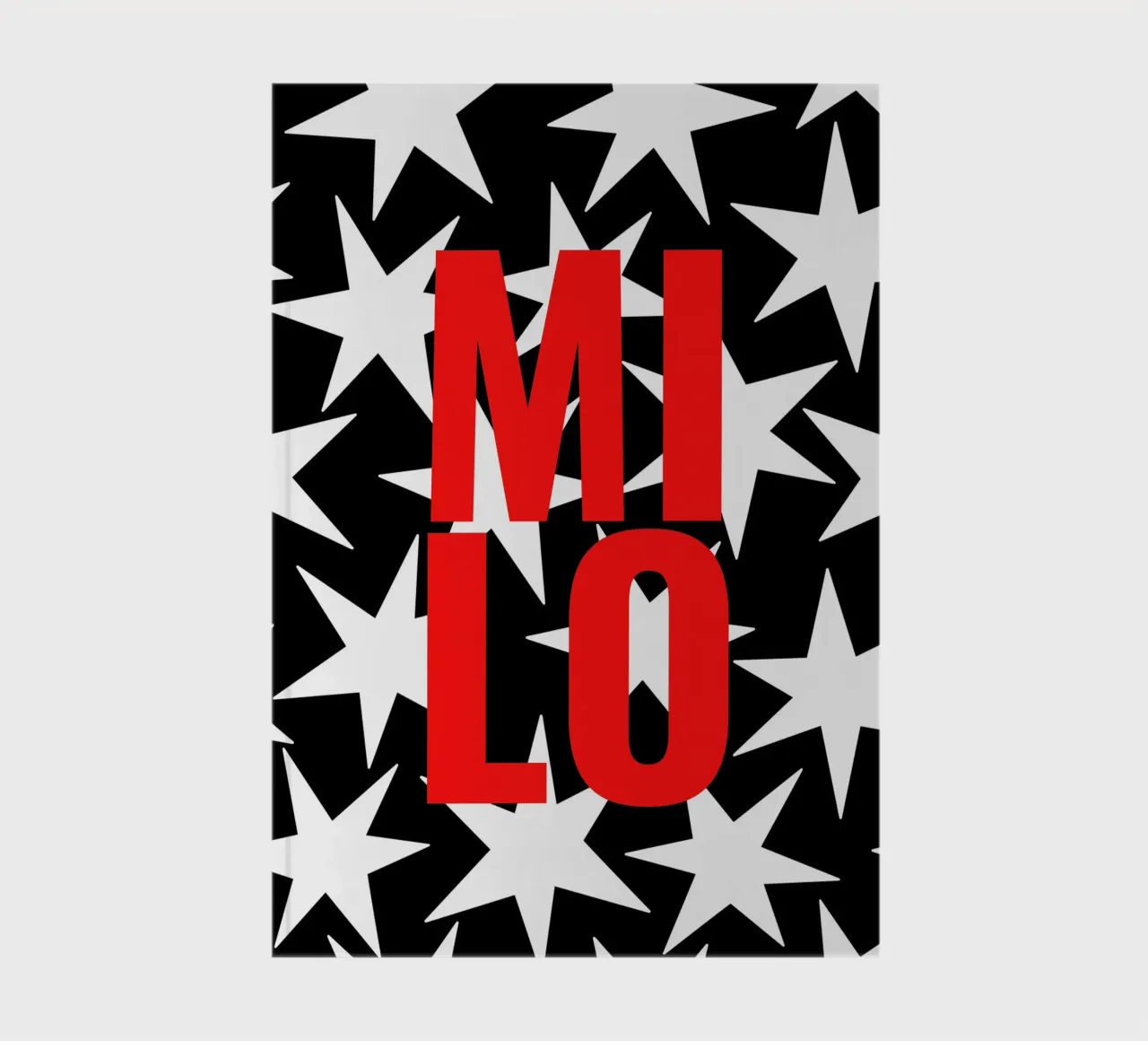 Stars all over - eigener Name/Text notebook by Ohkimiko