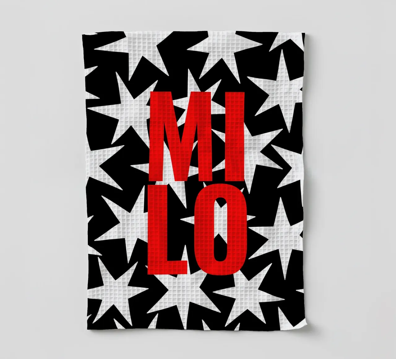 Stars all over - eigener Name/Text canovaccio da cucina da Ohkimiko