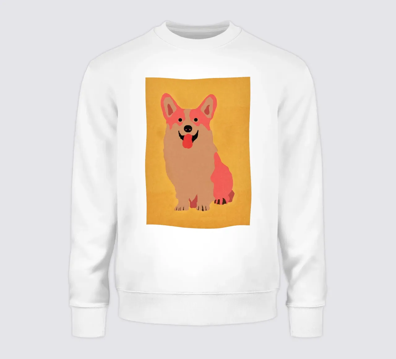 Corgi di corallo felpa da Rosi Feist