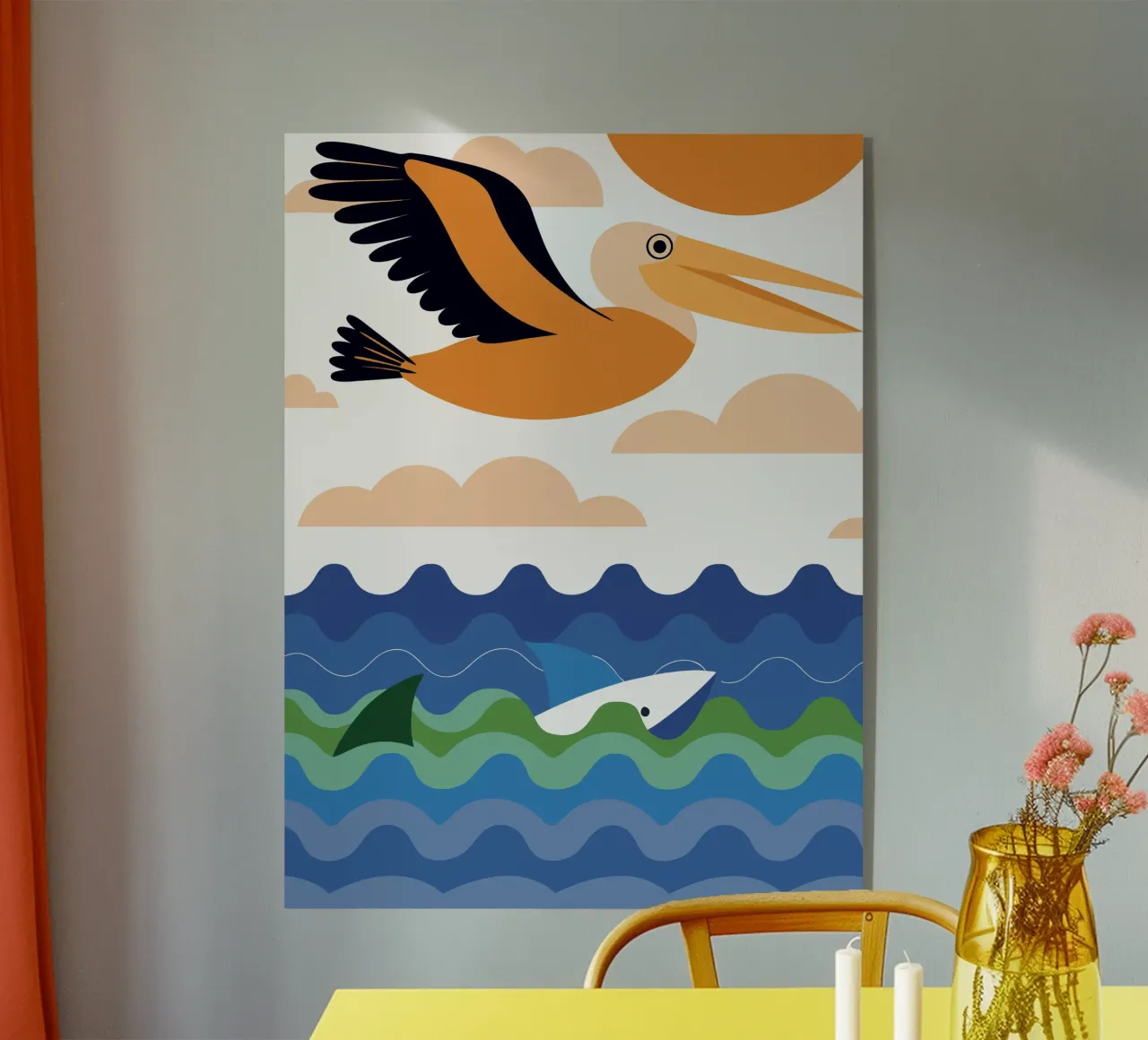 Pellicano e squalo plexiglass da PROTECT ANIMALS