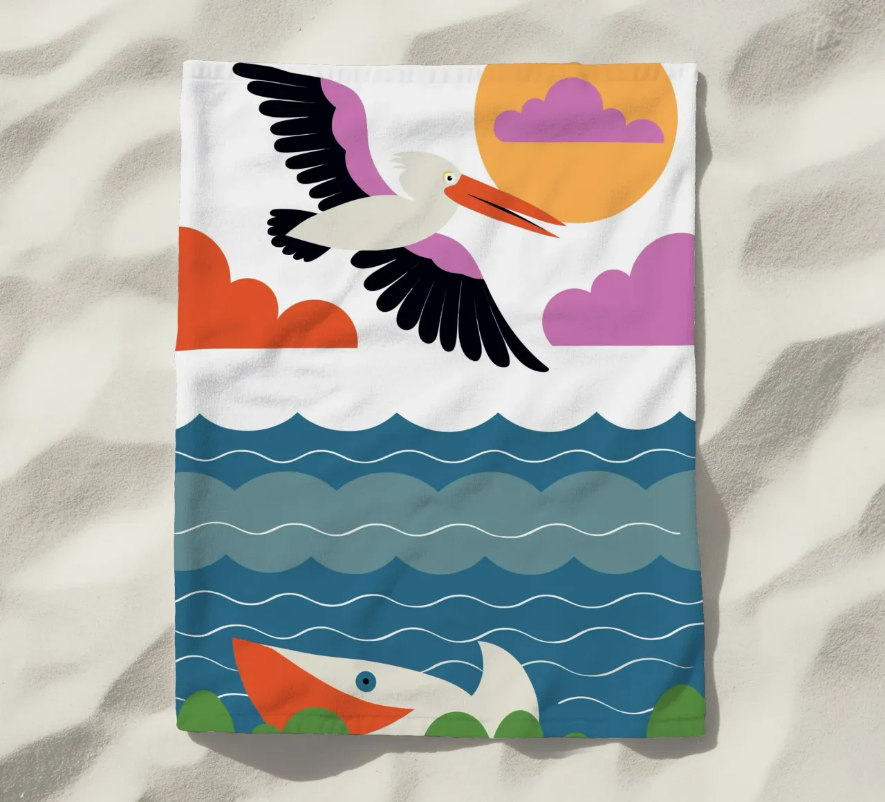 Pellicano e squalo telo mare da PROTECT ANIMALS