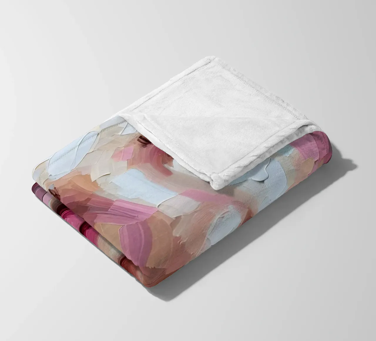 SERENITY PORTRAIT fleece blanket by ARTOMATIC