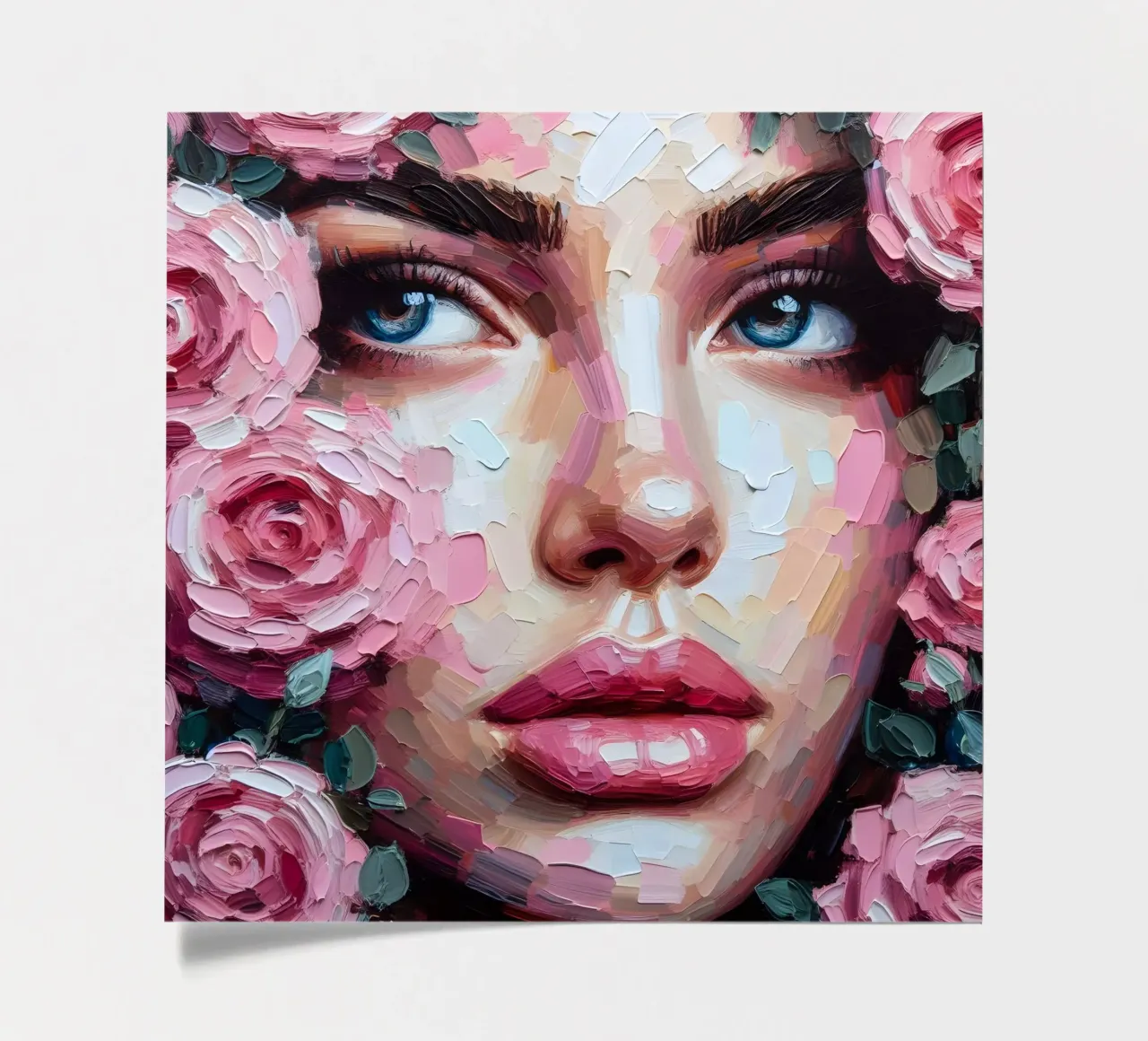 SERENITY PORTRAIT sticker sheet by ARTOMATIC