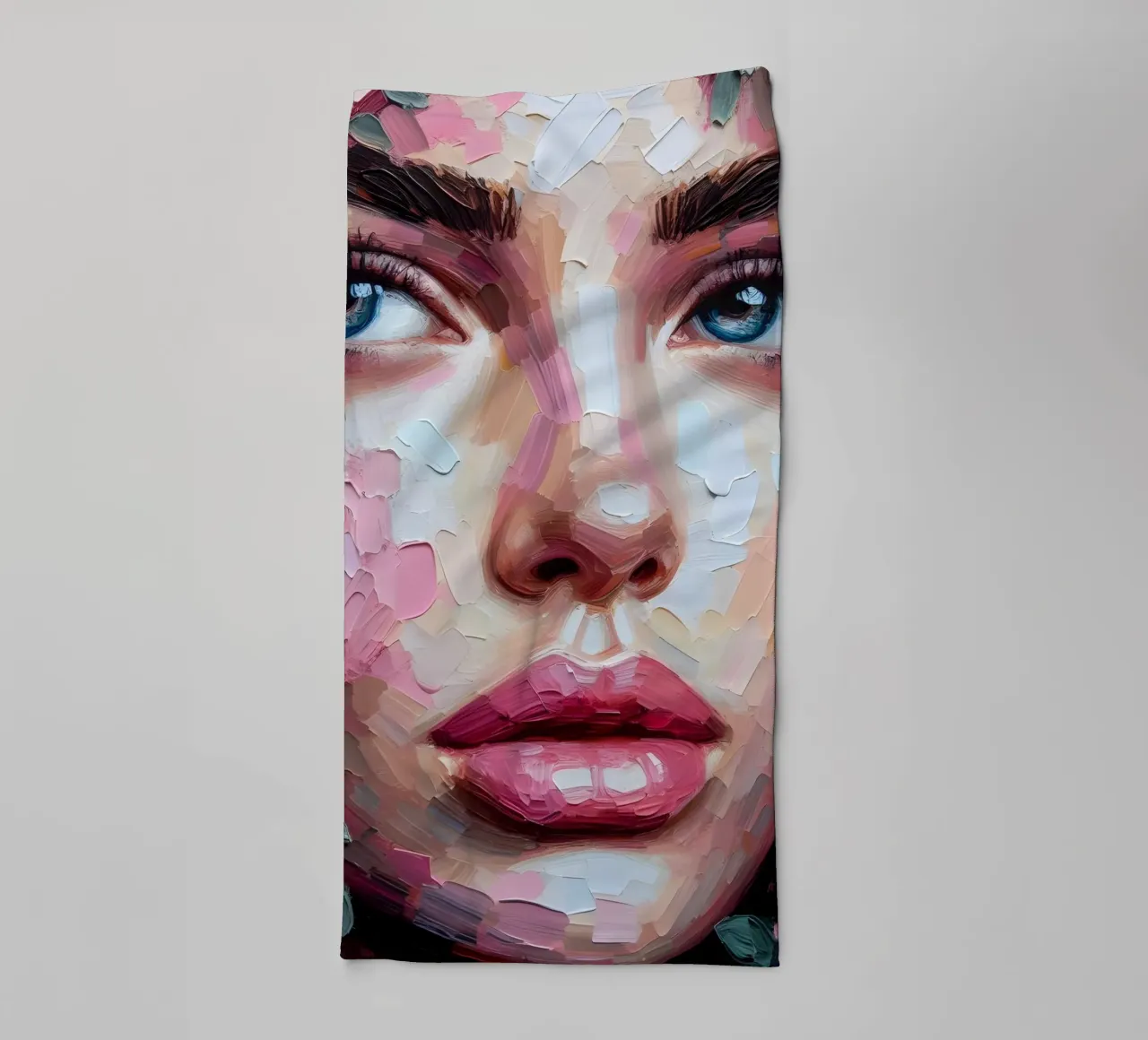 SERENITY PORTRAIT towel by ARTOMATIC