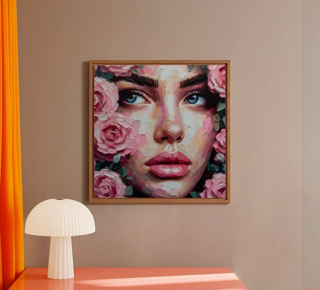 SERENITY PORTRAIT alu-dibond by ARTOMATIC