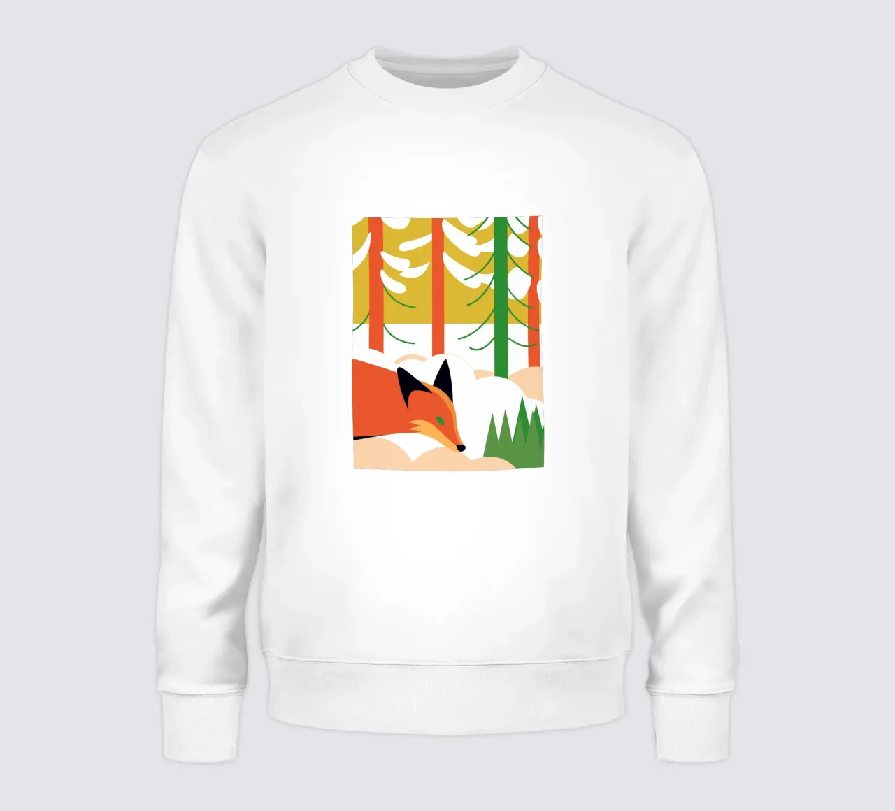 Volpe nella foresta invernale felpa da PROTECT ANIMALS