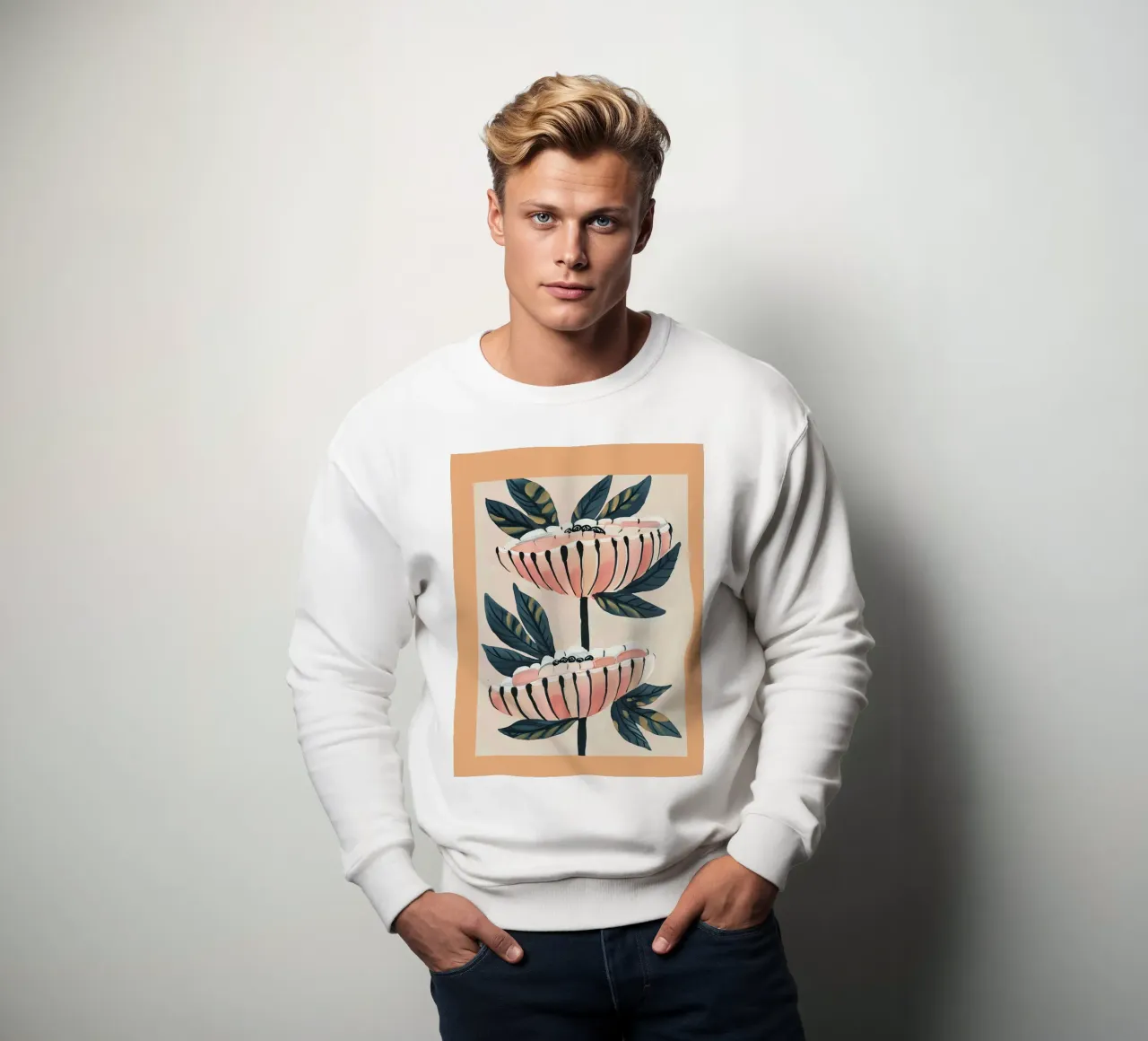 Blozende tweeling sweatshirt van Sienna Atelier