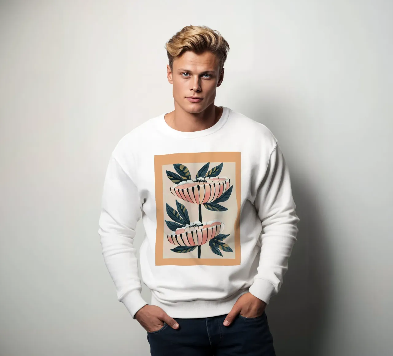 Gemelli in fiore felpa da Sienna Atelier