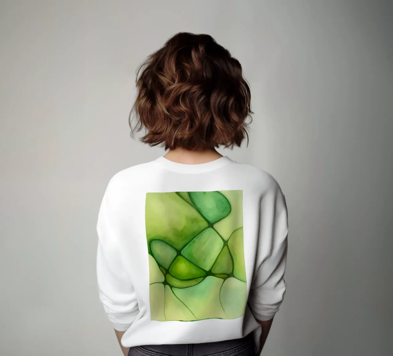 Green Lines felpa da Pia