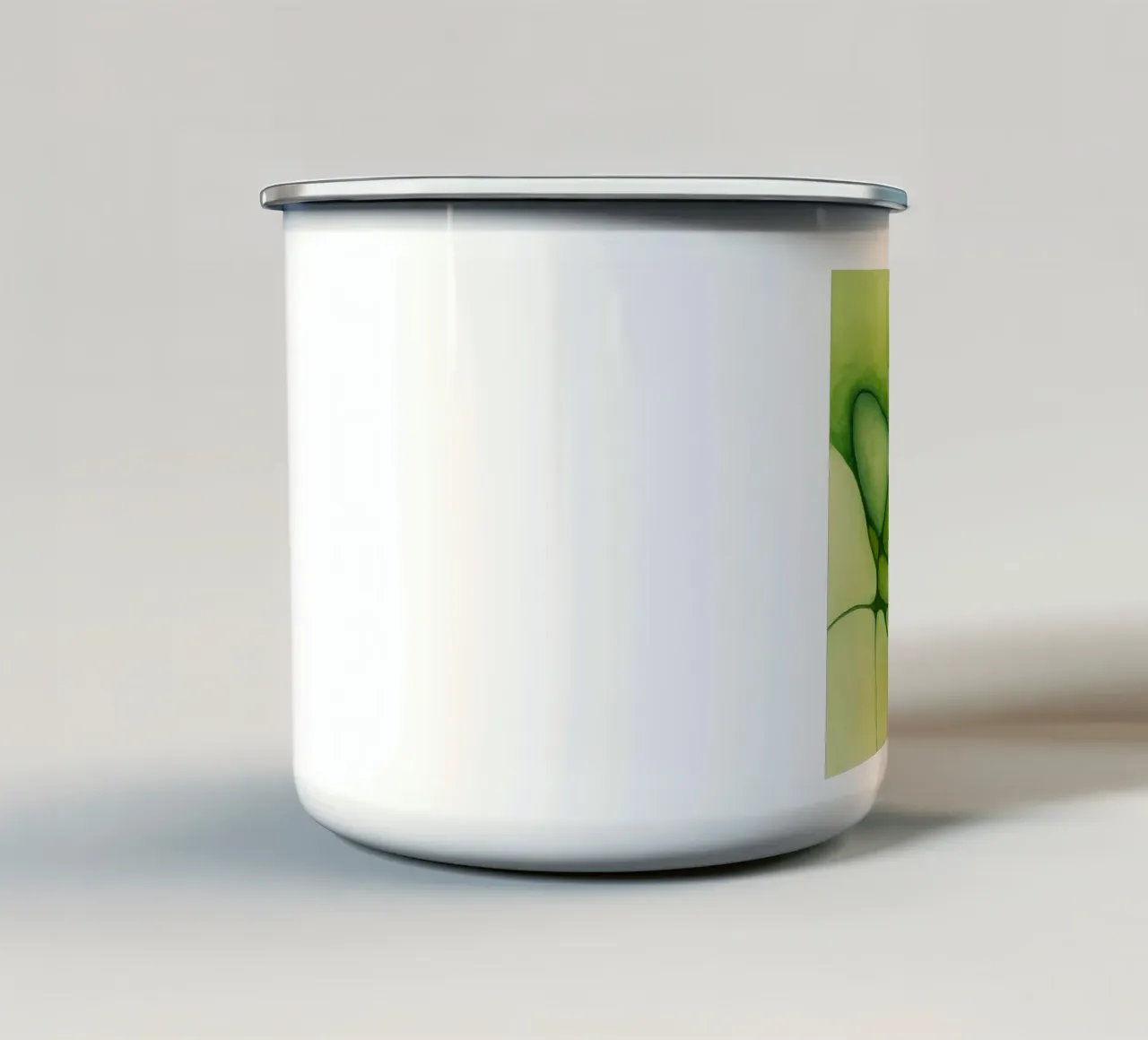 Green Lines tazza in smalto da Lunaris