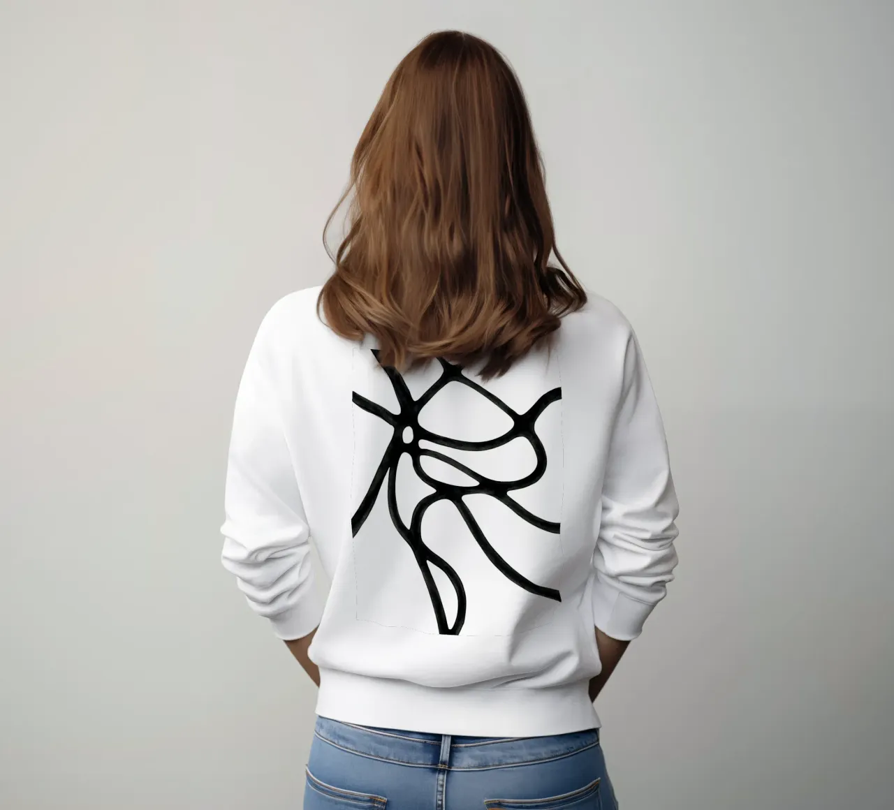 Black & White Lines 2 felpa da Lunaris