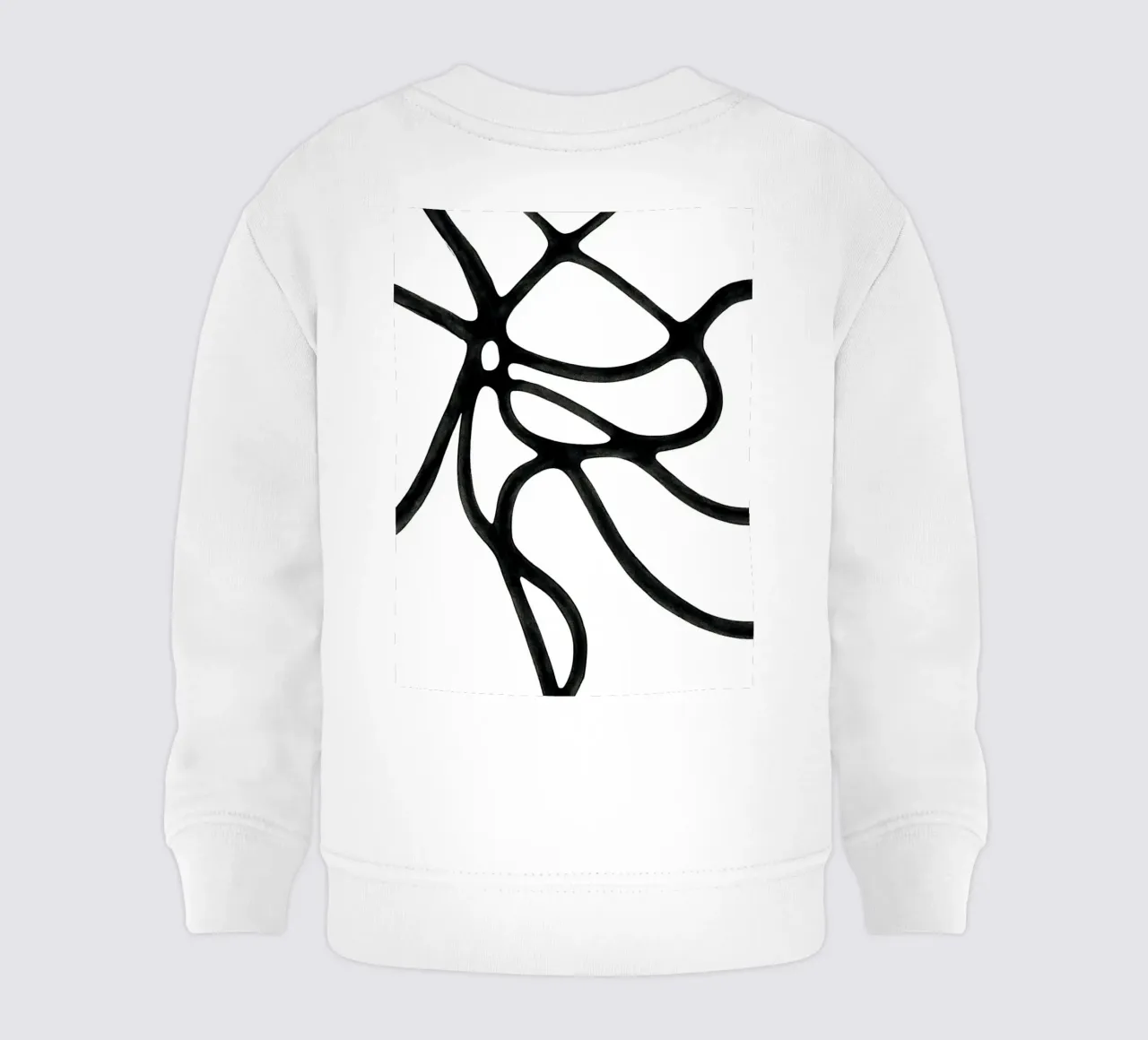 Black & White Lines 2 felpa neonato da Pia