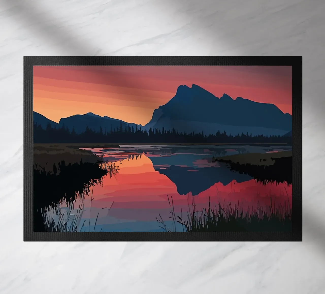 Mountain Reflection deurmat van todeo mark