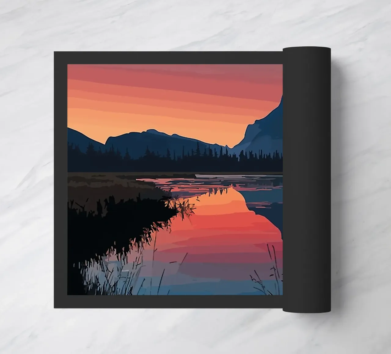 Mountain Reflection deurmat van todeo mark