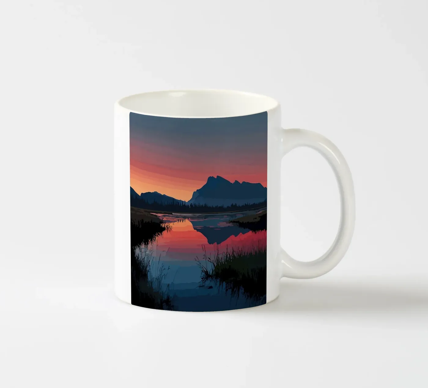 Mountain Reflection tazza in ceramica da todeo mark