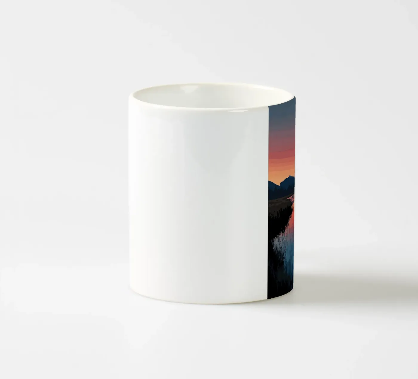 Mountain Reflection tazza in ceramica da todeo mark