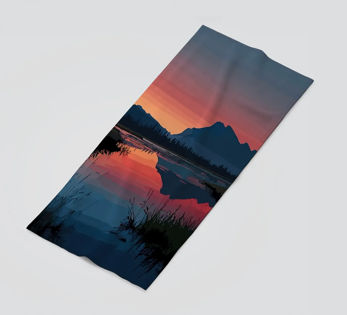 Mountain Reflection telo mare da todeo mark