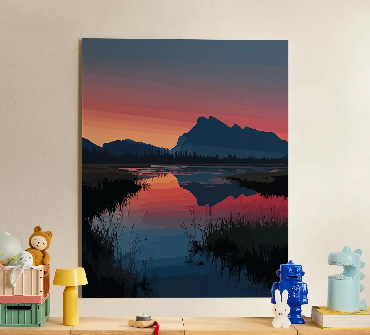 Mountain Reflection plexiglas de todeo mark