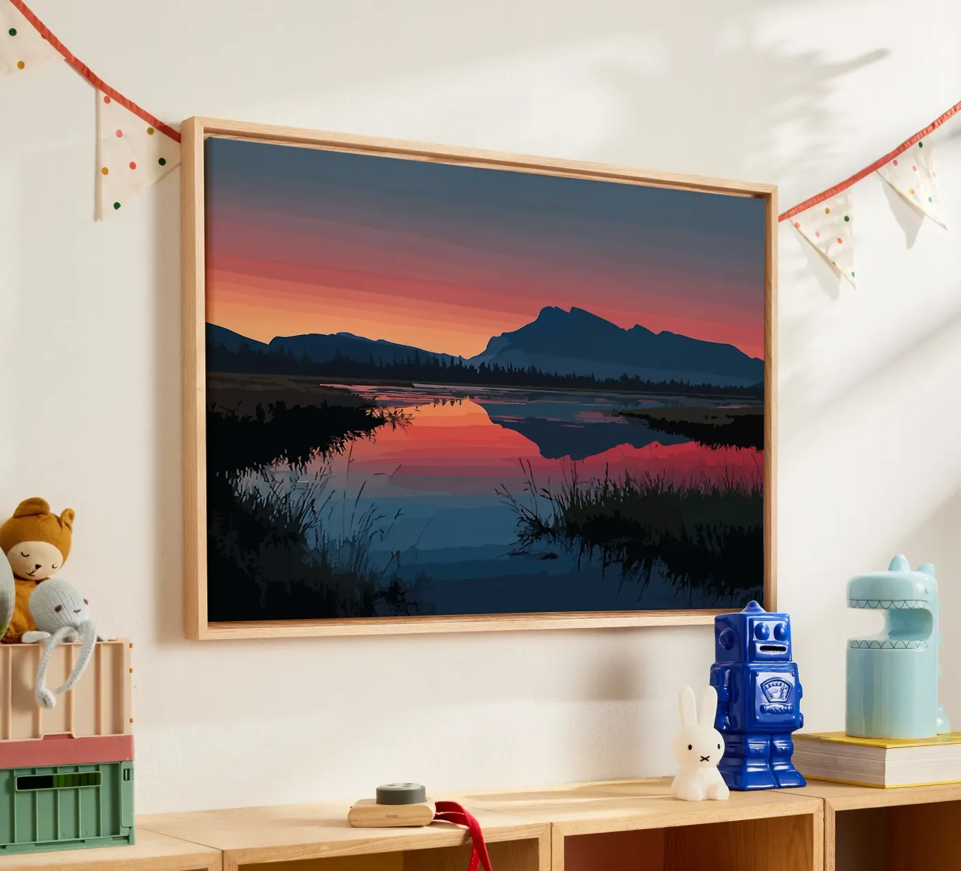 Mountain Reflection canvas by todeo mark