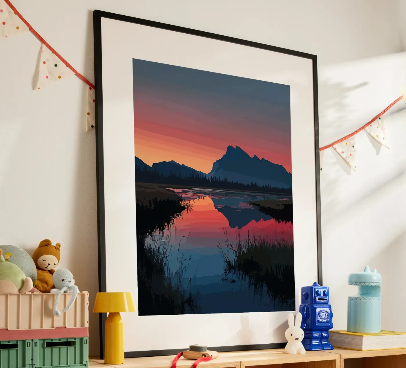 Mountain Reflection poster da todeo mark