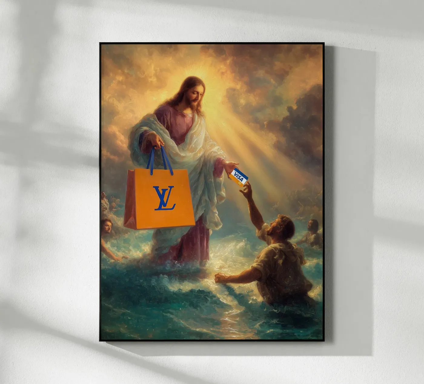 Divine transaction plexiglas de Dikhotomy