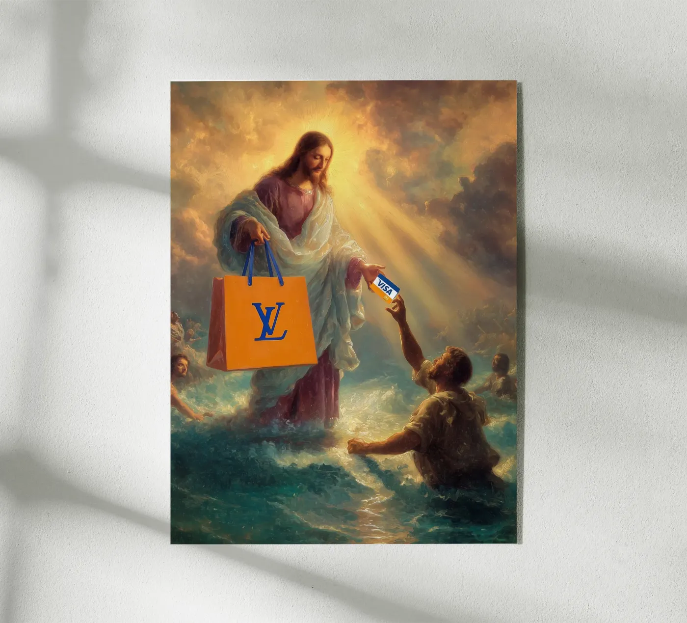 Divine transaction plexiglas de Dikhotomy