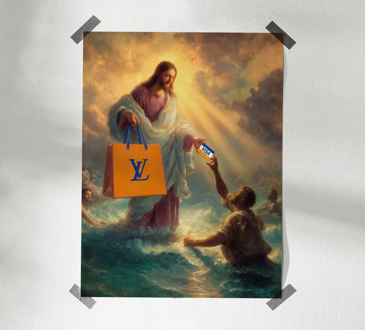 Divine transaction poster da Dikhotomy