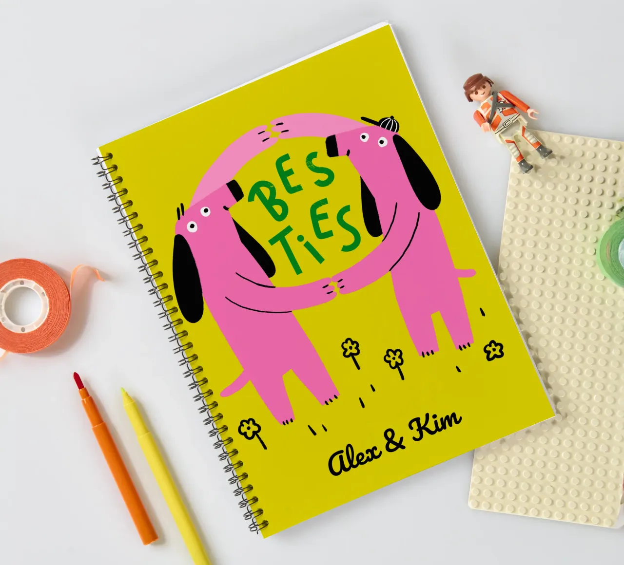 Besties - Personalisierbares Ringbuch von aucontraire