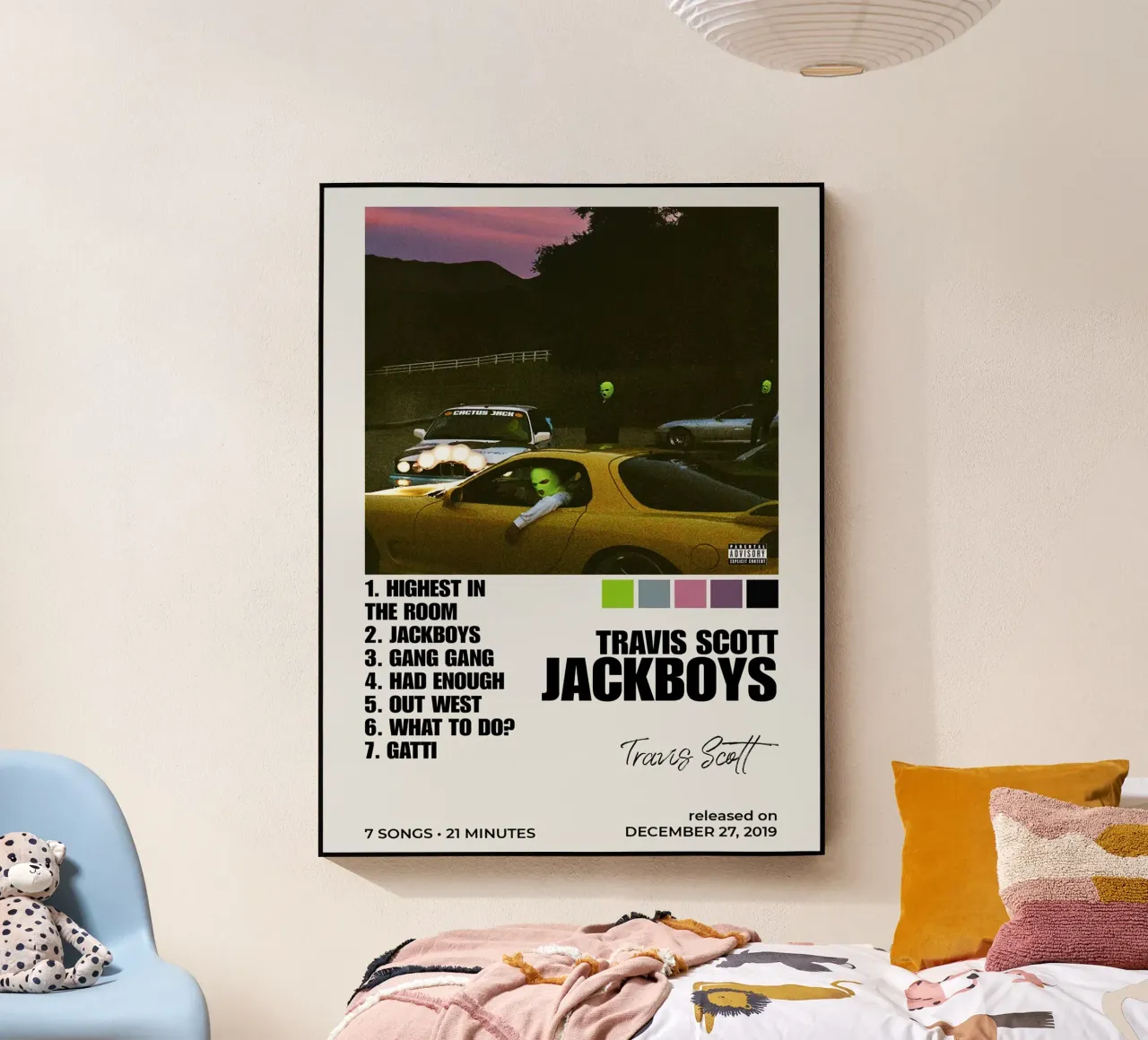 Travis Scott Jackboys Tracklists plexiglass da Brook Soul King