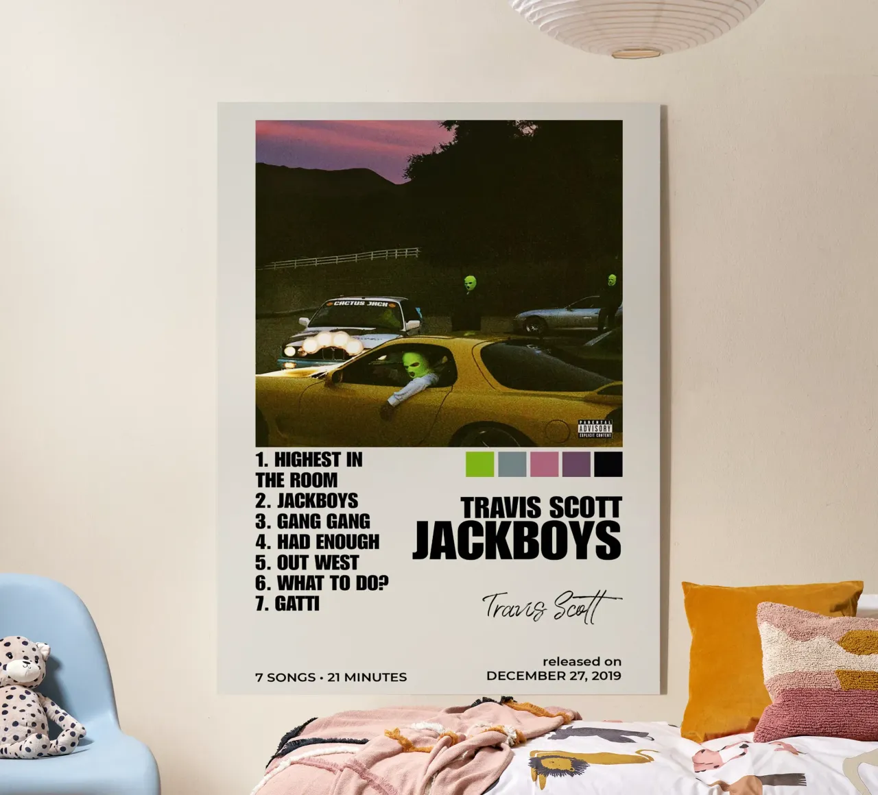 Travis Scott Jackboys Tracklists plexiglass da Brook Soul King