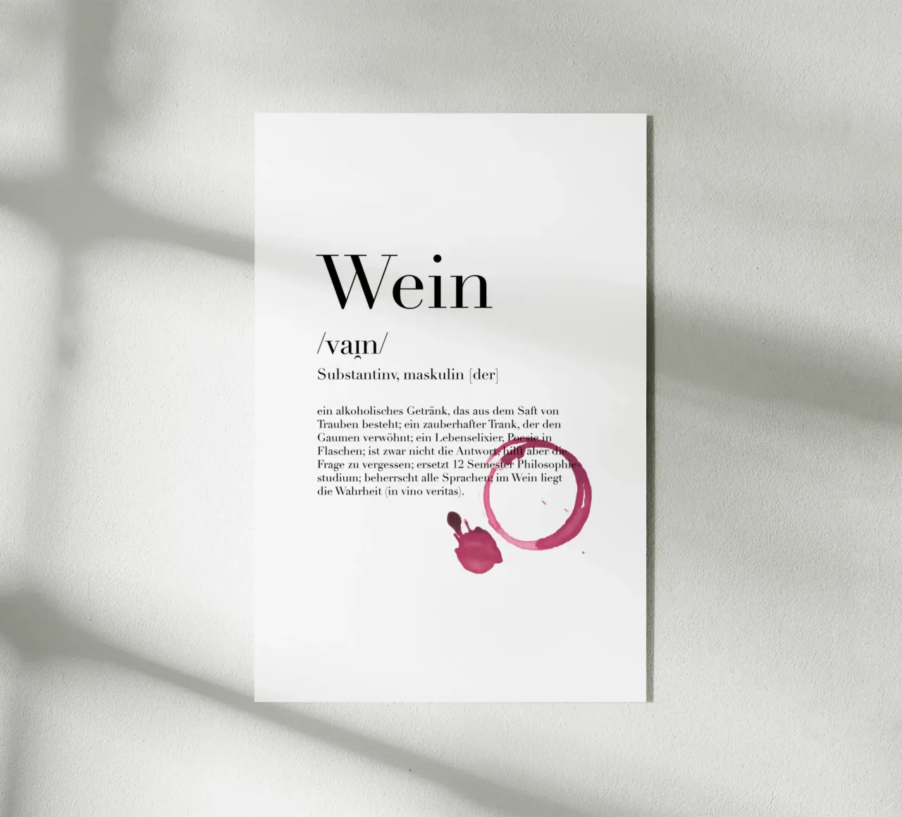 Wein - Definition plexiglass da artbox44