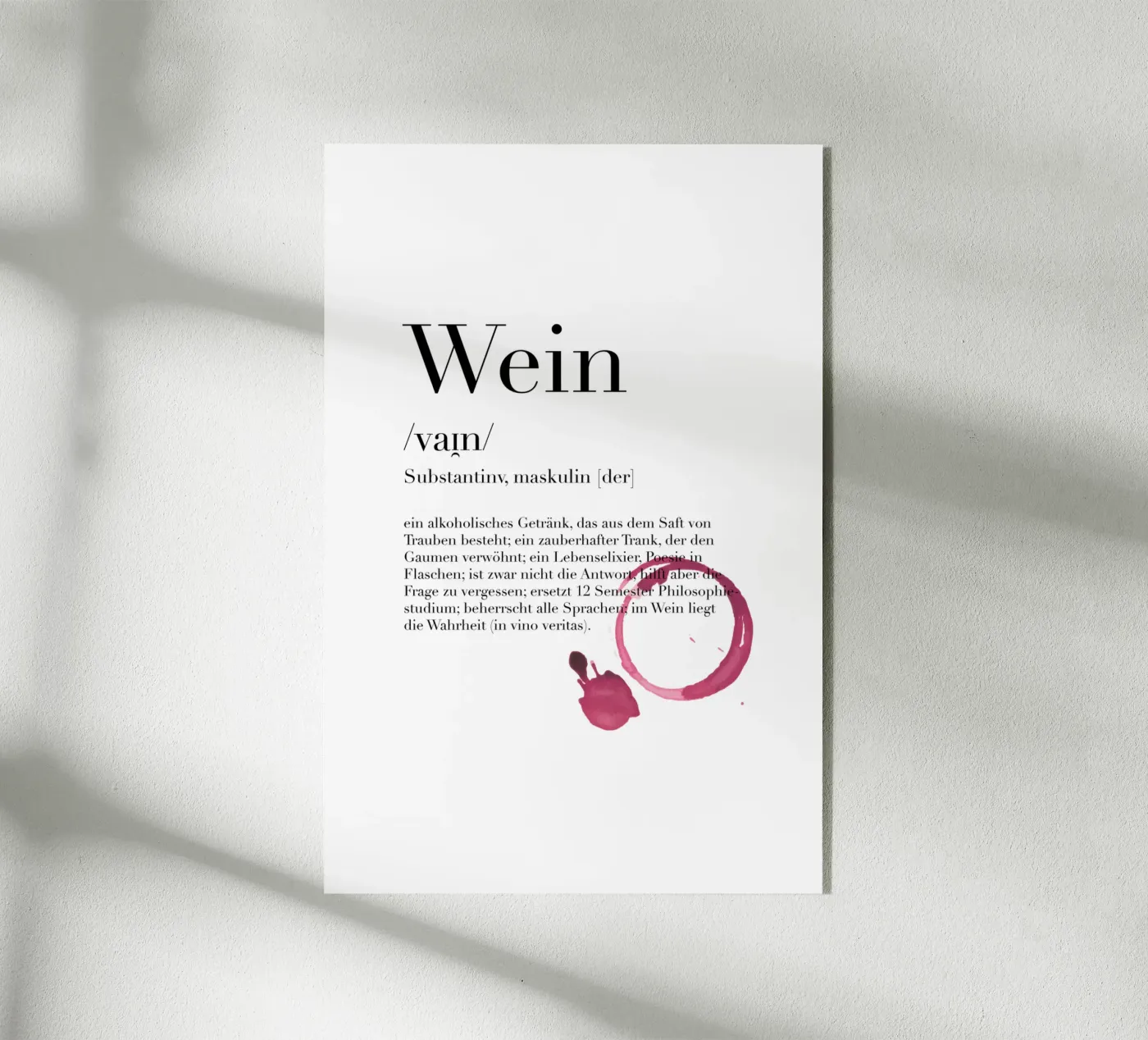 Wein - Definition plexiglass da artbox44