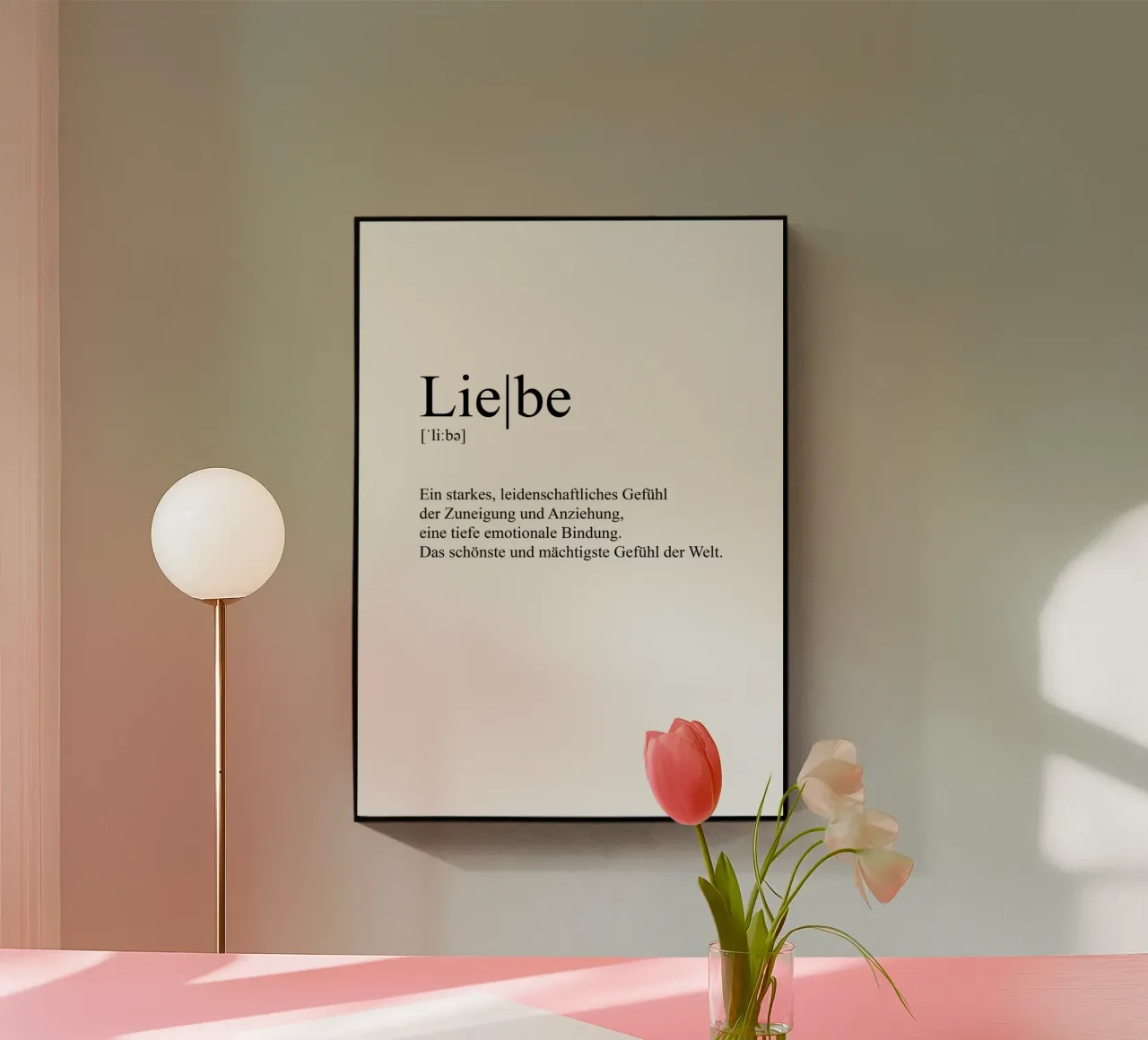 Liebe - Definition plexiglass da artbox44