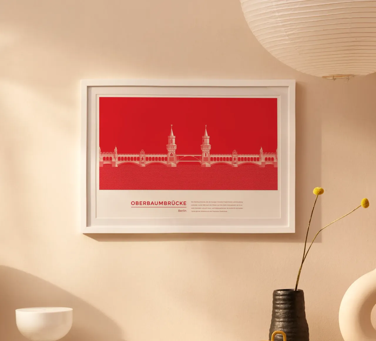 Michael Kunter - Oberbaumbrücke Berlin poster da The Artcircle