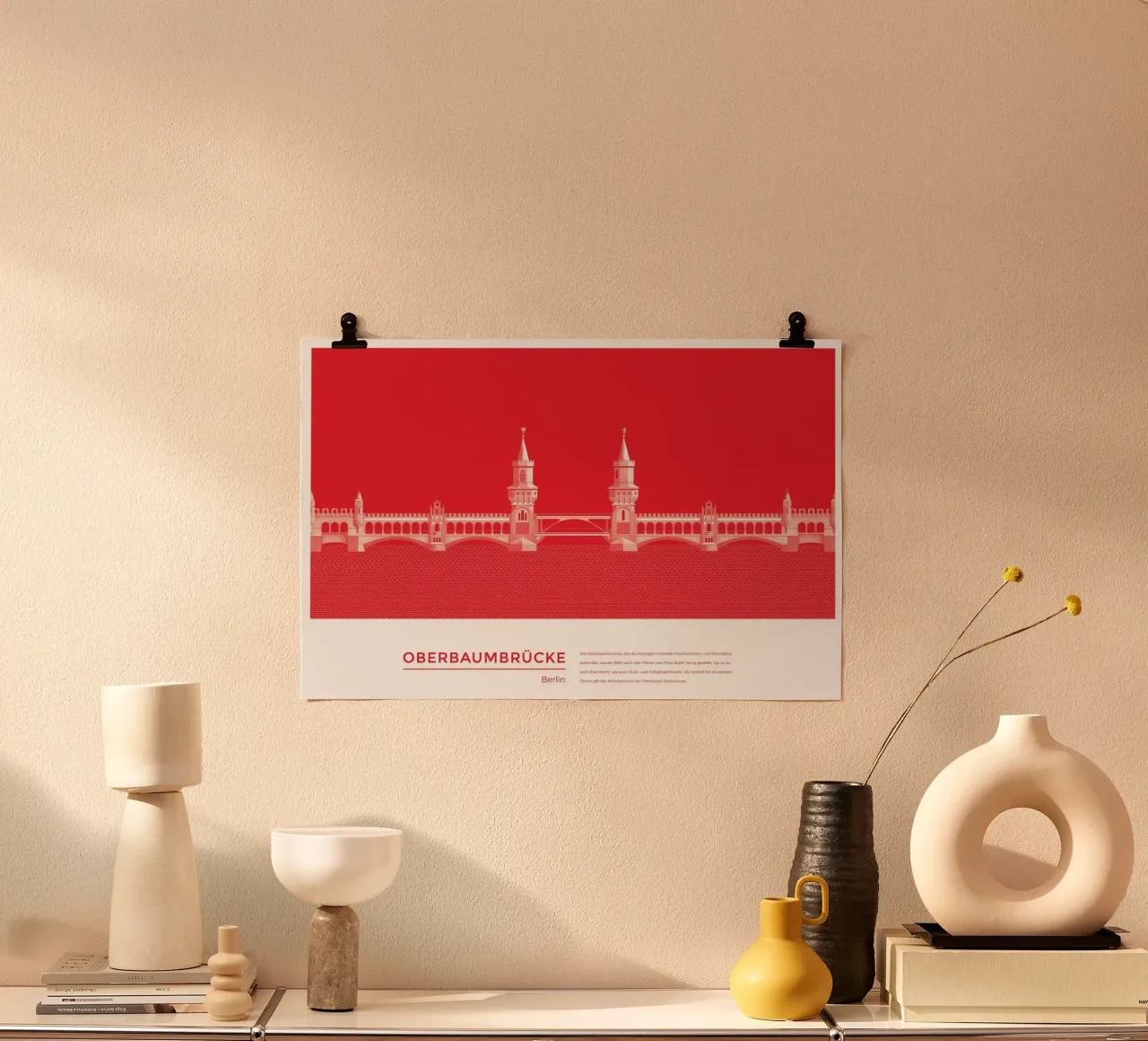 Michael Kunter - Oberbaumbrücke Berlin poster da The Artcircle