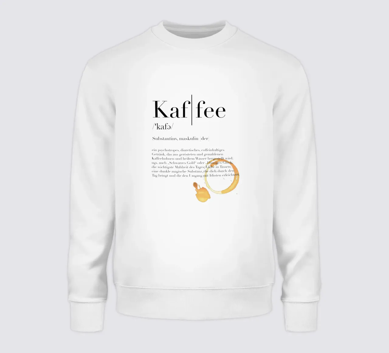 Kaffee - Definition felpa da artbox44