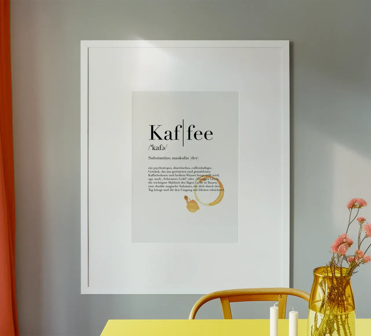 Kaffee - Definition poster da artbox44