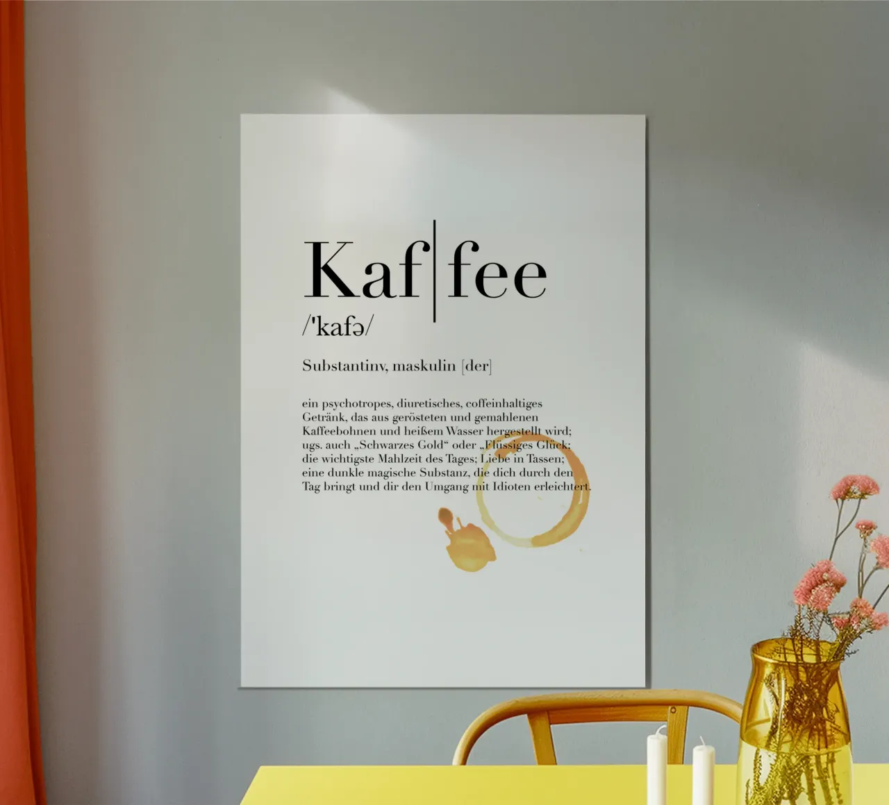 Kaffee - Definition poster da artbox44