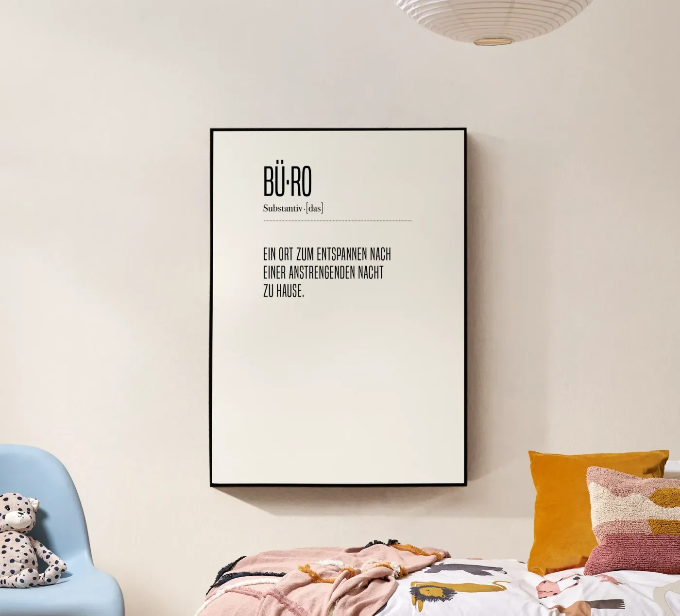 Büro Definition Acryl-Glas von artbox44