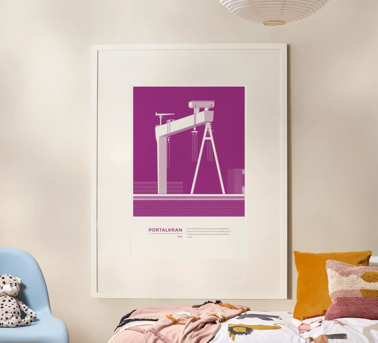 Michael Kunter - Portalkran Kiel poster da The Artcircle