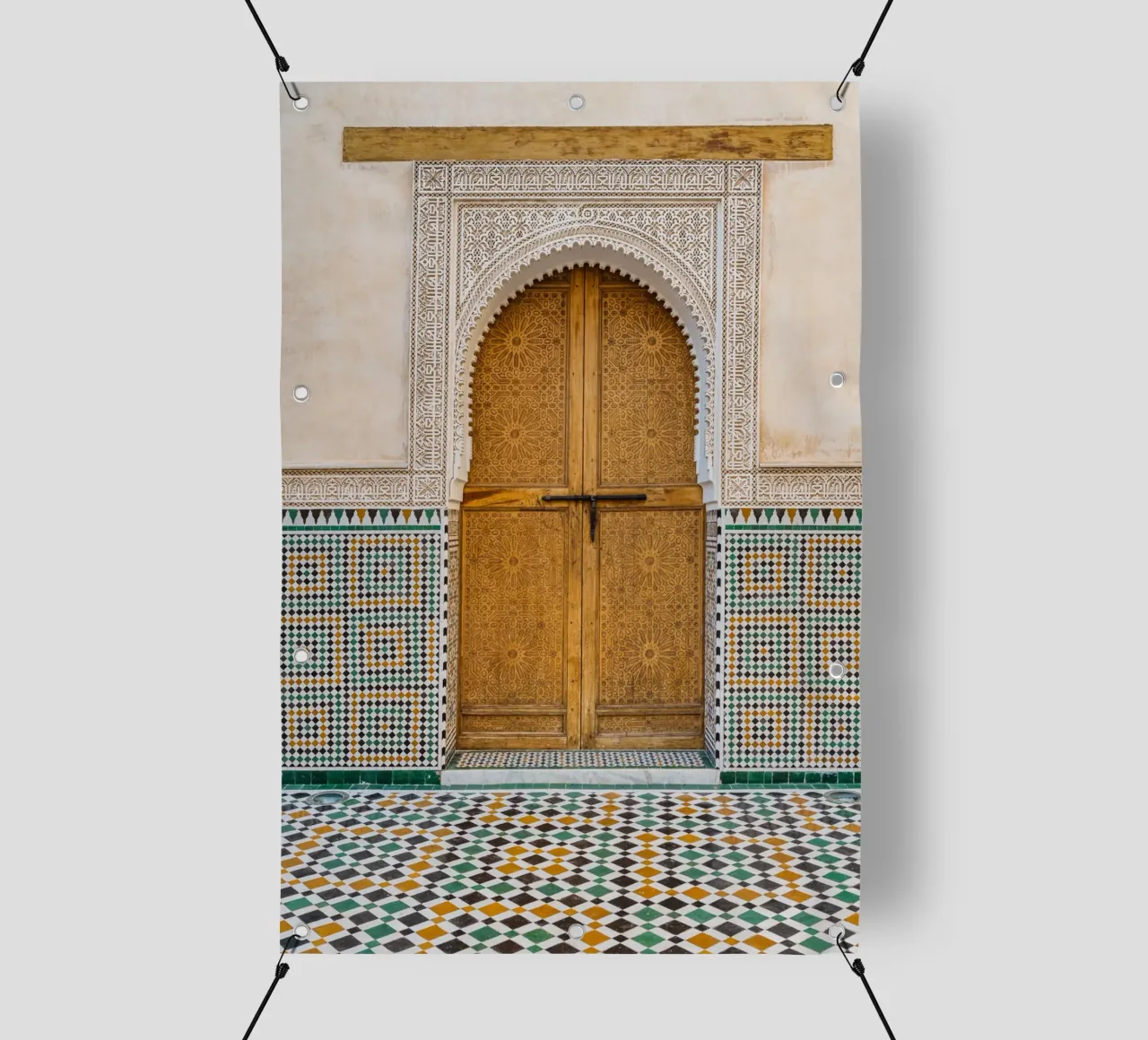 Moroccan colorful architecture telo in pvc da photolovers
