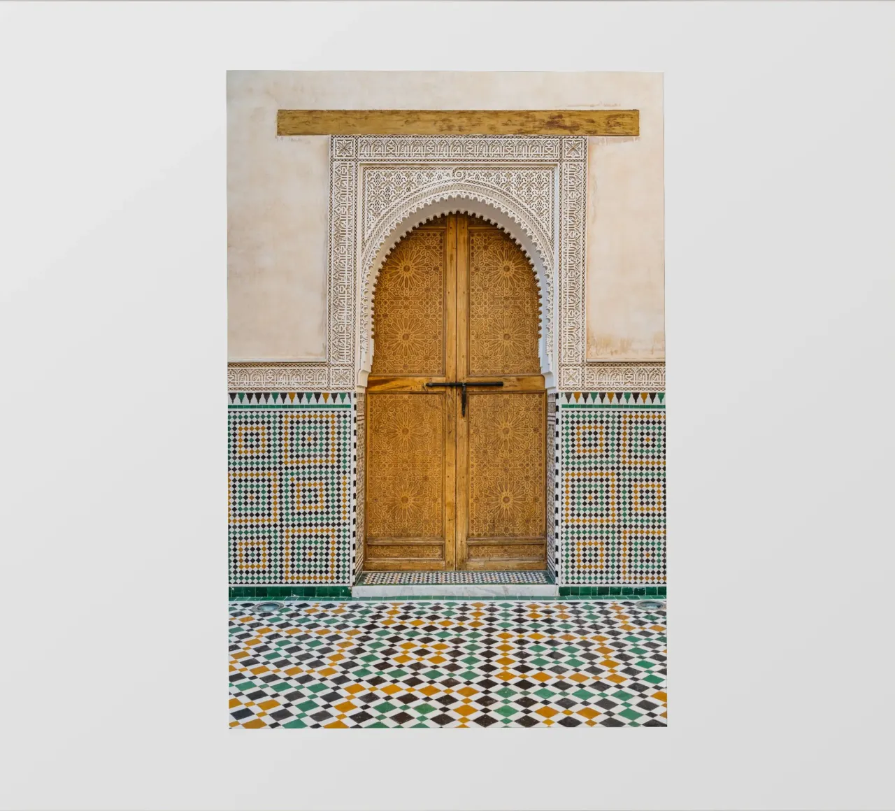 Moroccan colorful architecture telo in pvc da photolovers