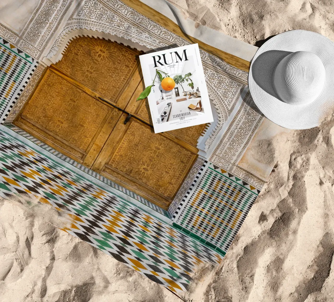 Moroccan colorful architecture telo mare da photolovers