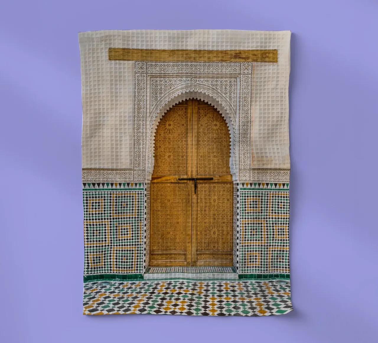 Moroccan colorful architecture canovaccio da cucina da photolovers