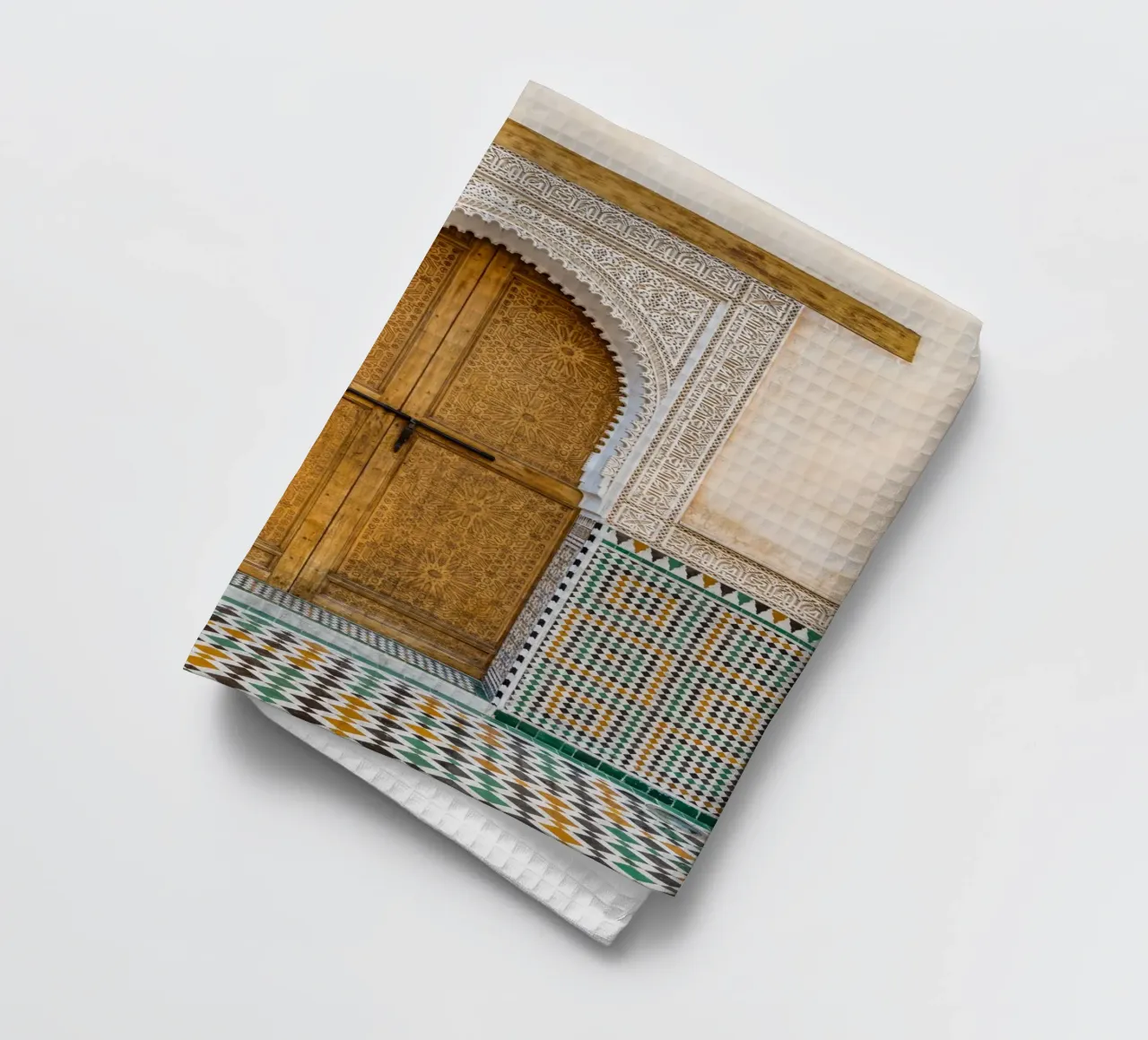 Moroccan colorful architecture canovaccio da cucina da photolovers