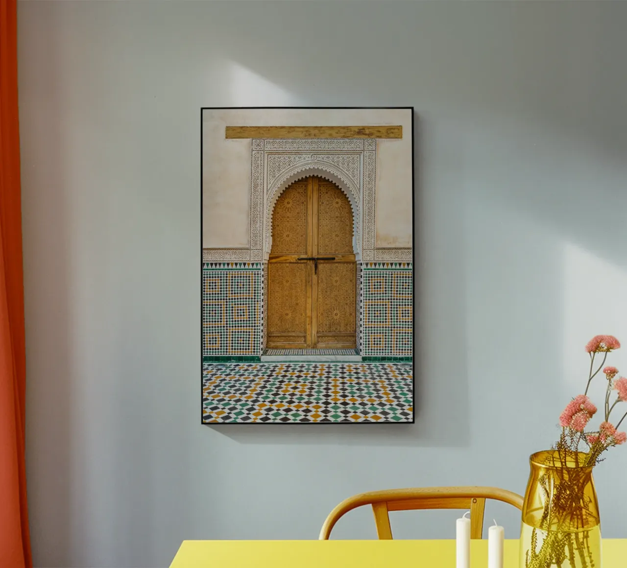 Moroccan colorful architecture plexiglass da photolovers