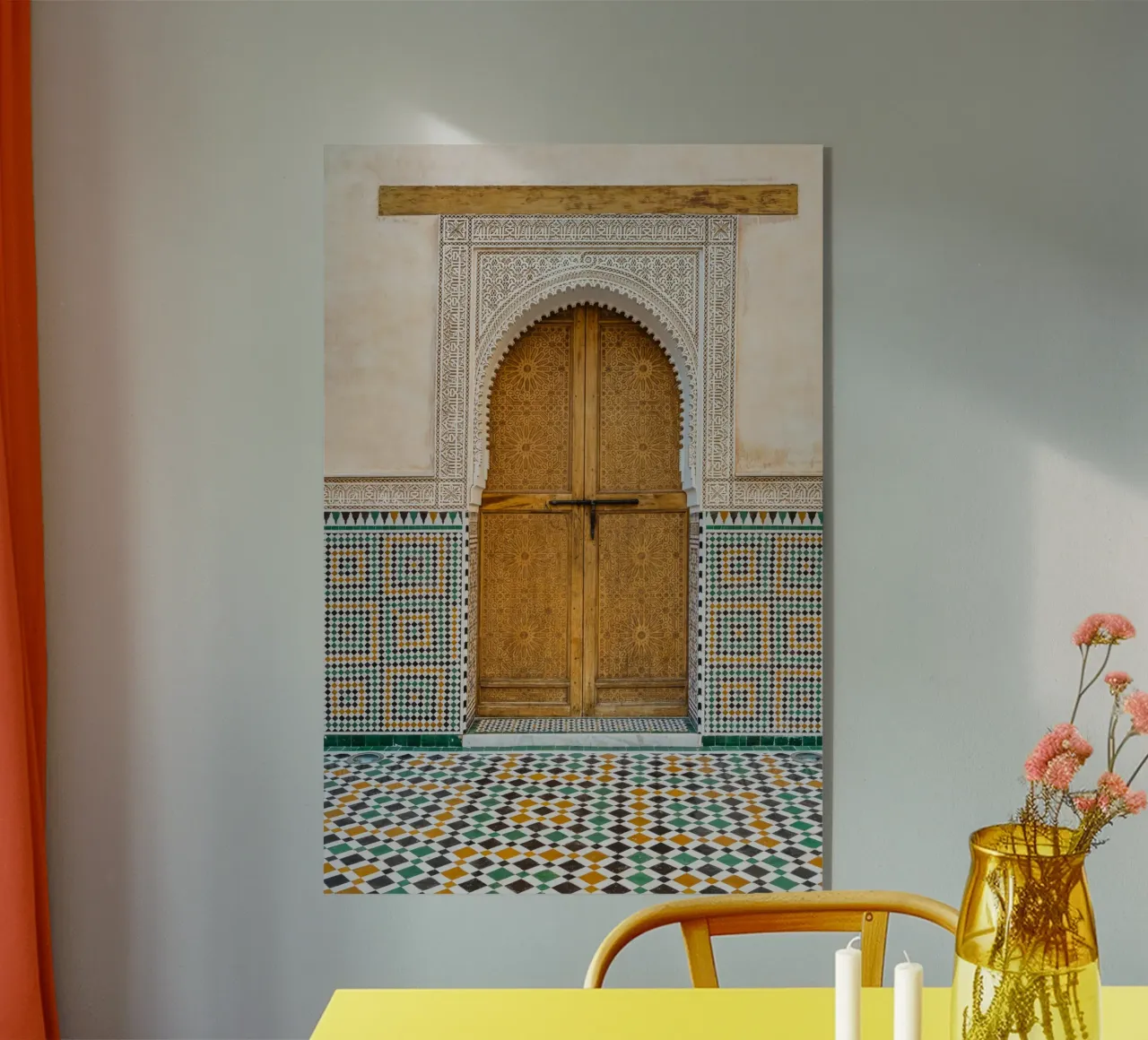 Moroccan colorful architecture plexiglass da photolovers