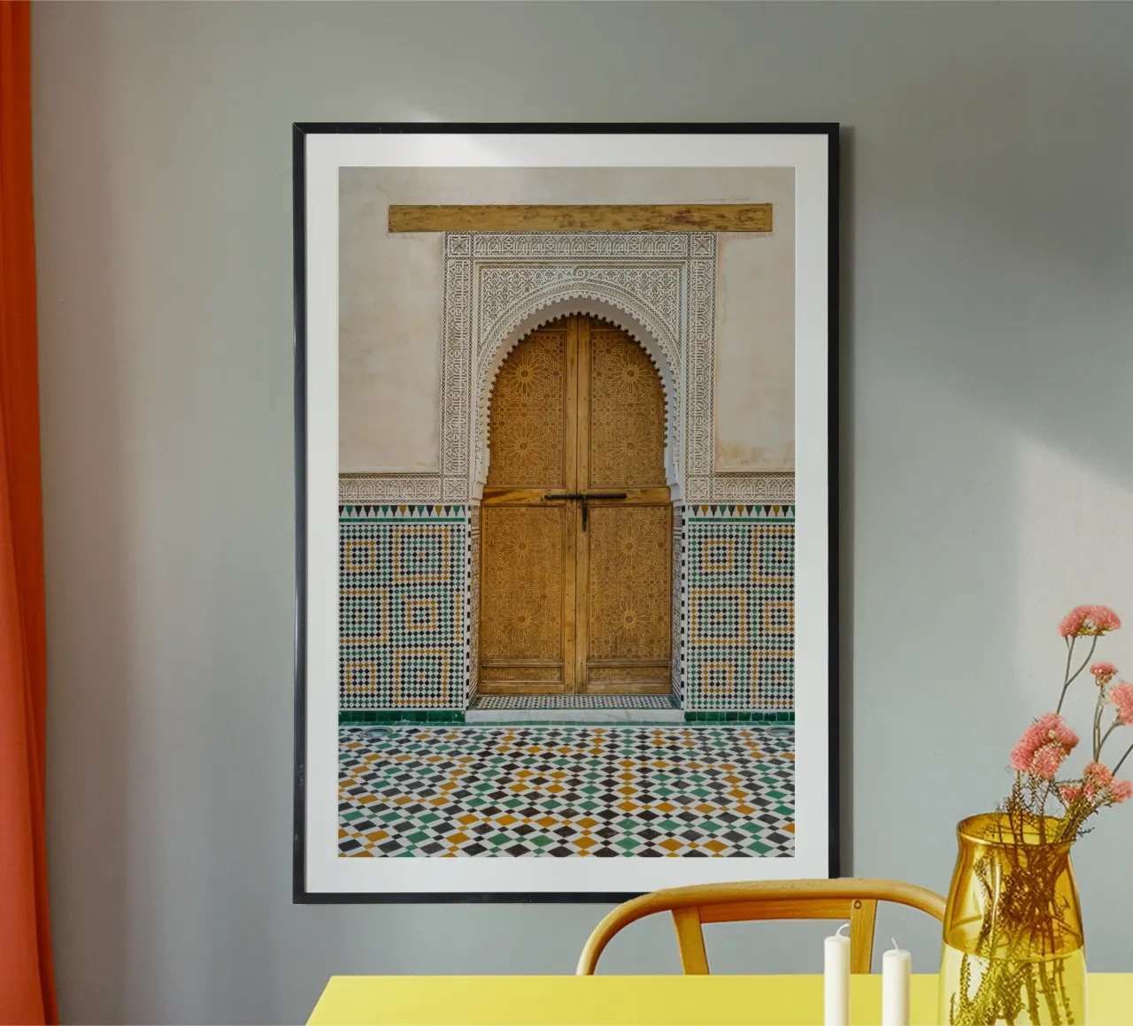 Moroccan colorful architecture carta hahnemühle da photolovers