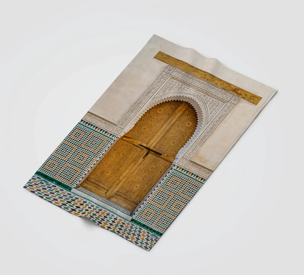 Moroccan colorful architecture coperta in pile da photolovers