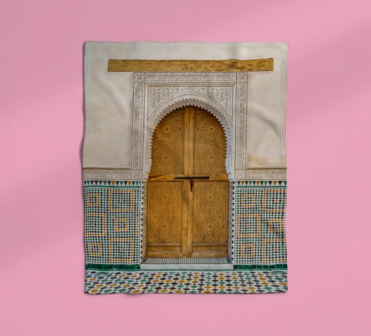 Moroccan colorful architecture coperta in pile da photolovers